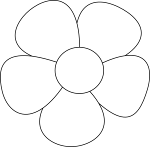 Simple Flower Cut Out Pattern 