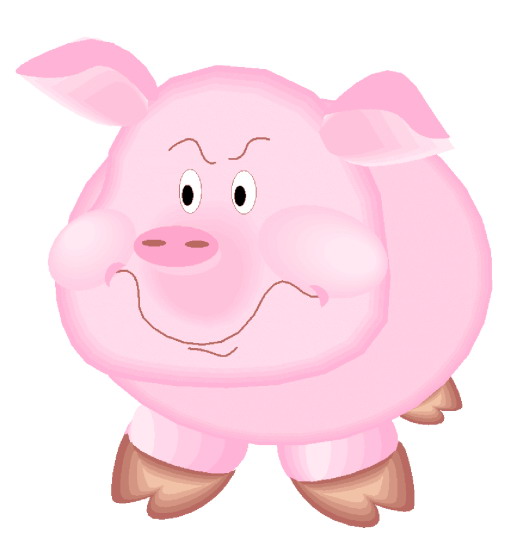 Pretty Pig Cliparts