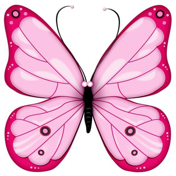 Red Butterfly Cliparts