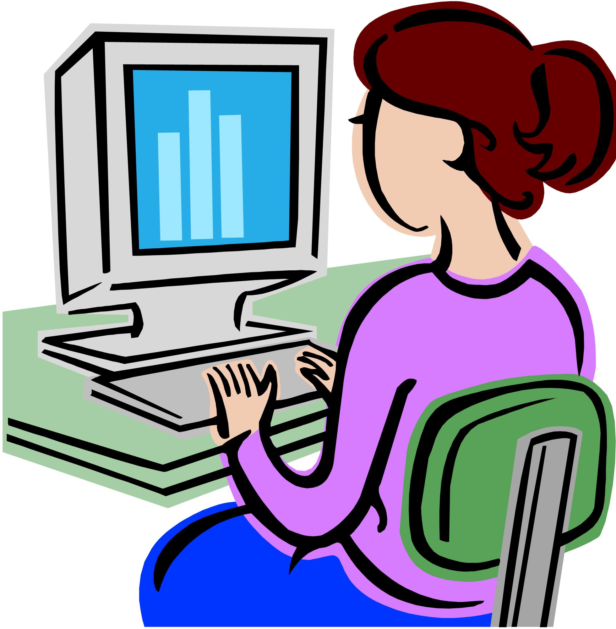 Happy Computer Clip Art 