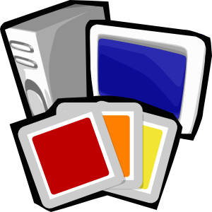 Desktop Lcd Monitor Tower Computer Clip Art 