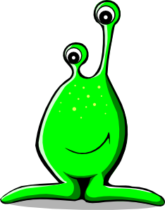 Girl Alien Cliparts