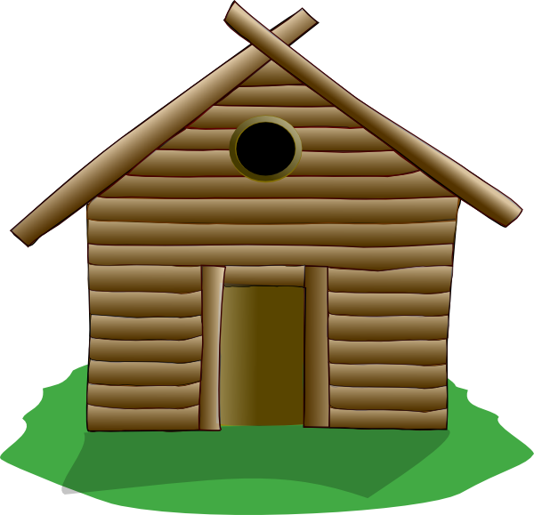 Log Cabin Clip Art at Clker 
