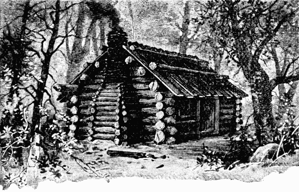 Clip Art Black And White Log Cabin Clipart 