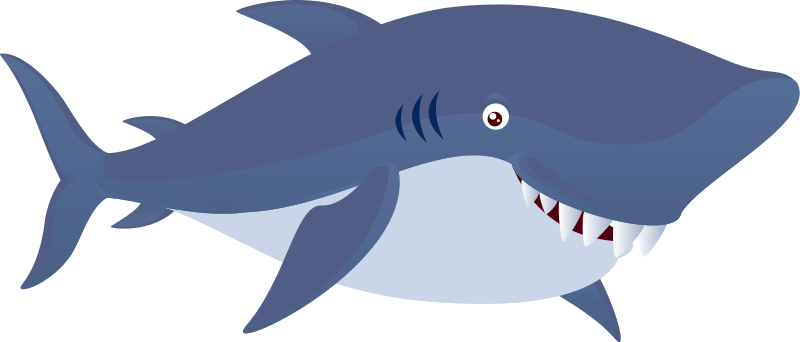 clipart cute shark