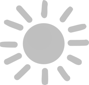 sun and gray sky - Clip Art Library