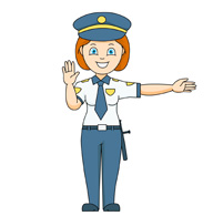 Police Woman Clipart 