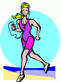 Woman Jogger Cliparts