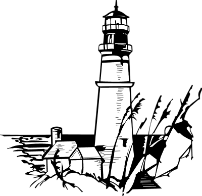 Christian Lighthouses Cliparts