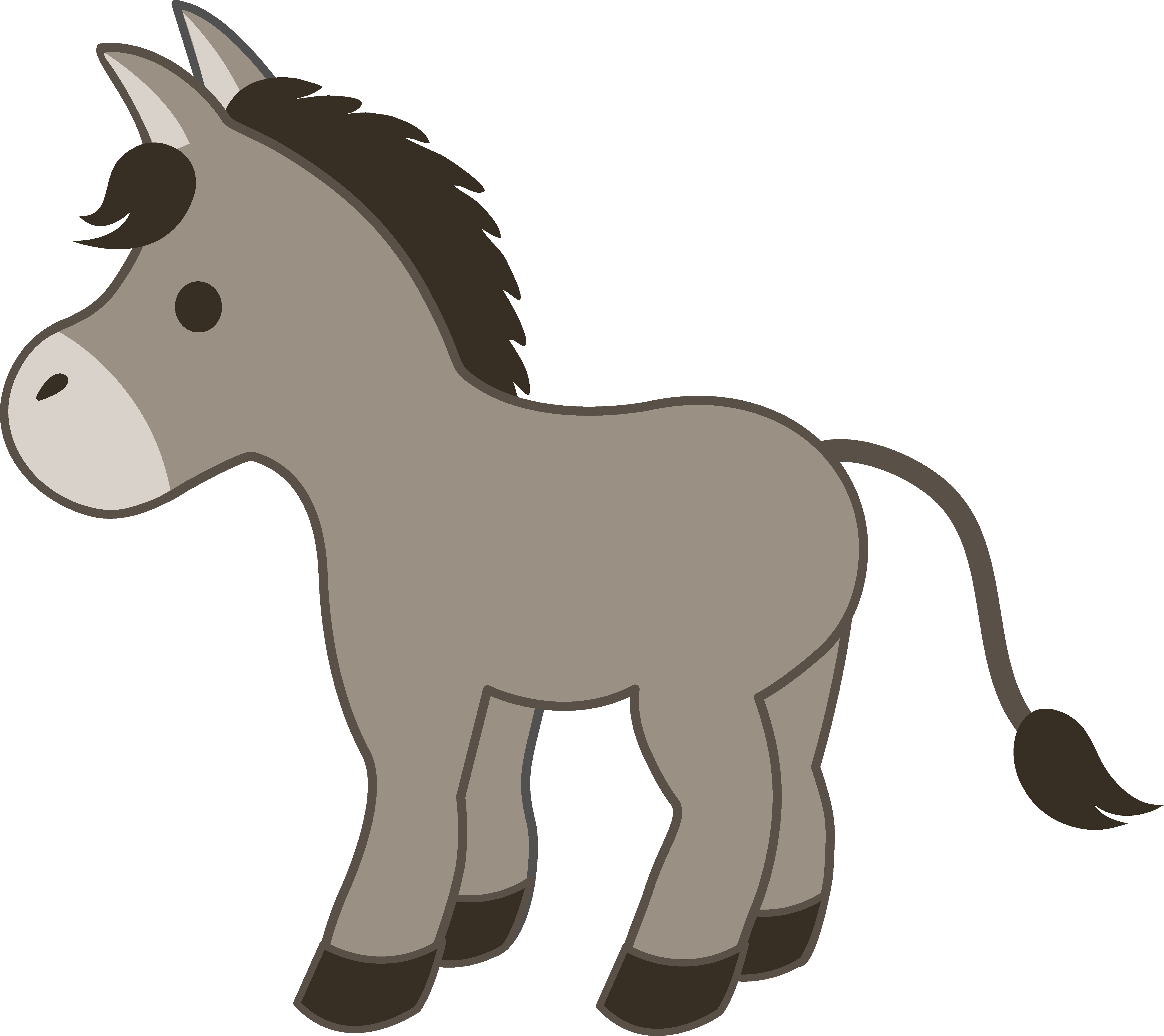 Mule Clipart Shrek Character - Donkey From Shrek Png - Free Transparent PNG  Clipart Images Download