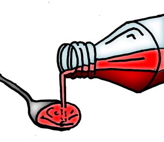 cough syrup clipart