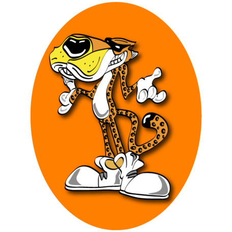 Chester Cheetah Cartoon, free vectors 