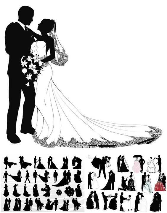 Ballerina Bride Cliparts