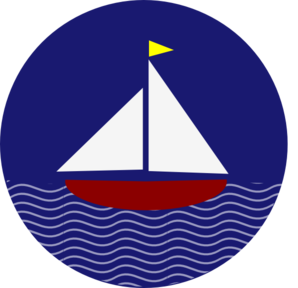 Sail Boat With Waves Clip Art at Clker 