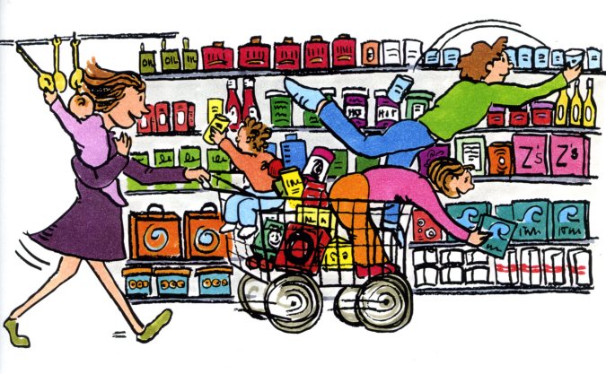 Grocery Market Cliparts