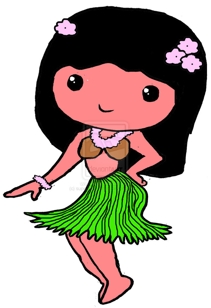 Clip Art Animated Hula Dancers Clipart 