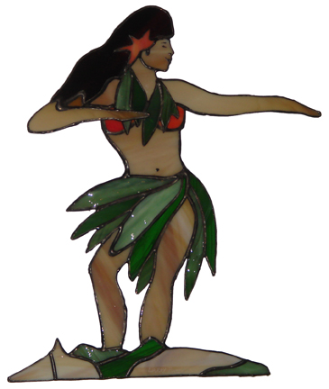 Hawaiian Hula Girl Clip Art 
