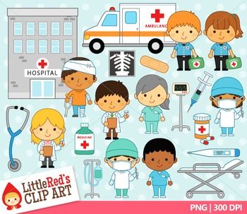 Hospital Workers Clipart 