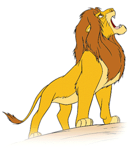 Scary Lion Cliparts