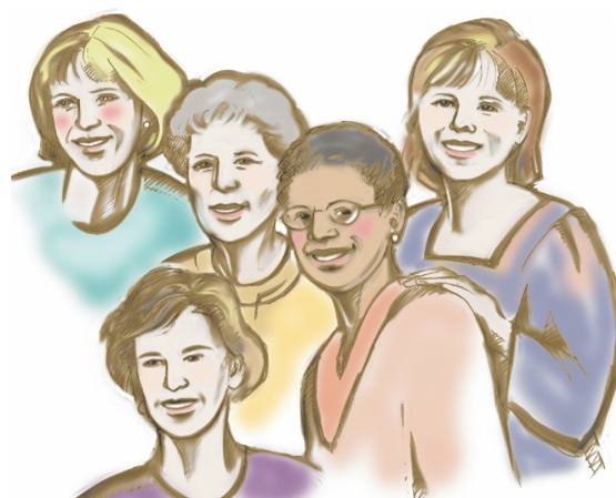 Women Support Group Clipart 
