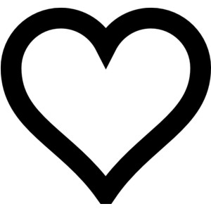 Heart clipart outline clipart image 