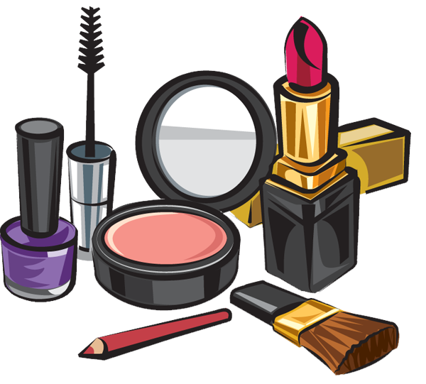 Cartoon Cosmetics Clipart 