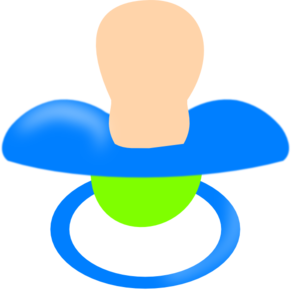 Pacifier Silhouette Cliparts