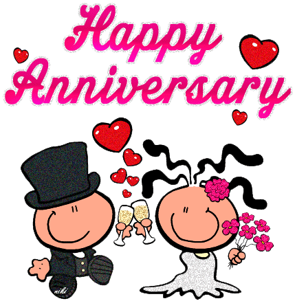 Happy Anniversary Animated Clipart 