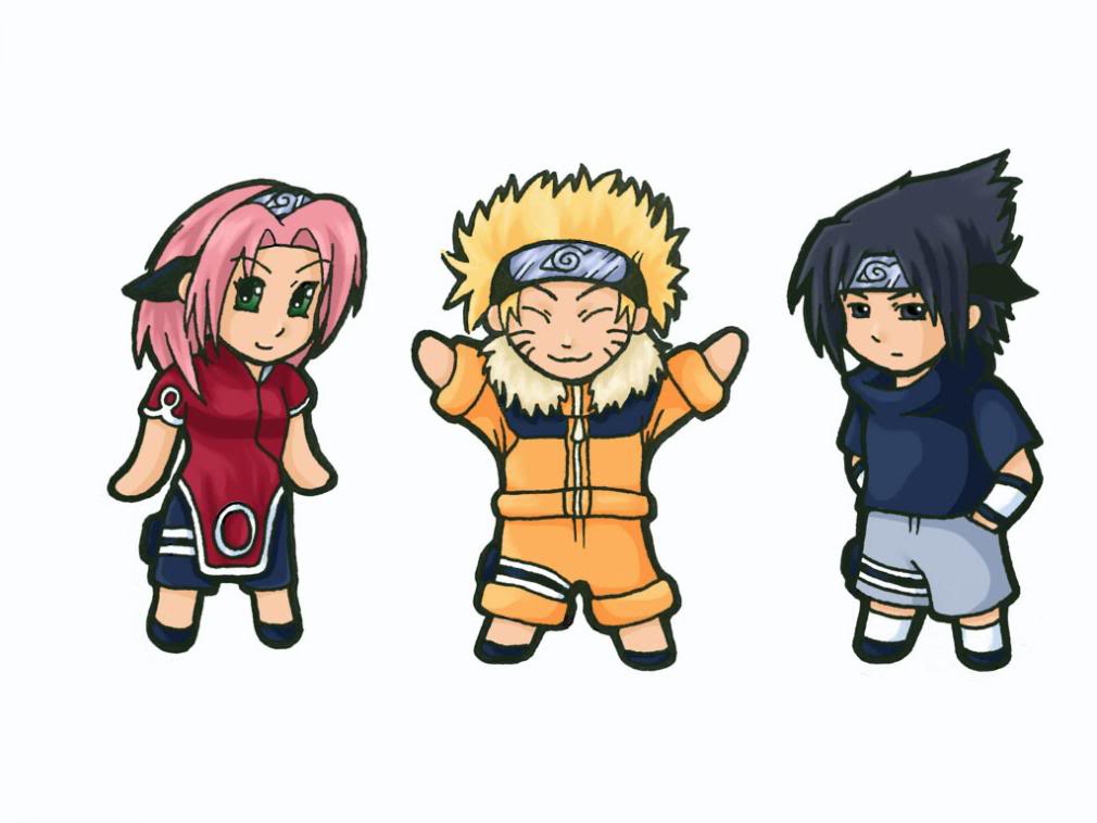 Naruto Sakura Sasuke Chibi 2 Picture 