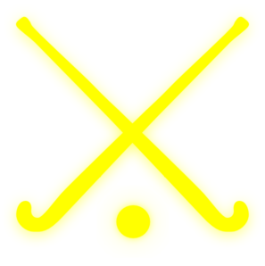 Gold Field Hockey Sticks Clip Art at Clker 