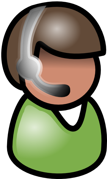 Person On Computer Clipart 