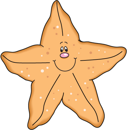 Cute Starfish Clipart 