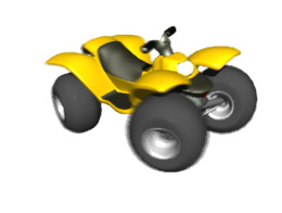Muddy Four Wheeler Clipart