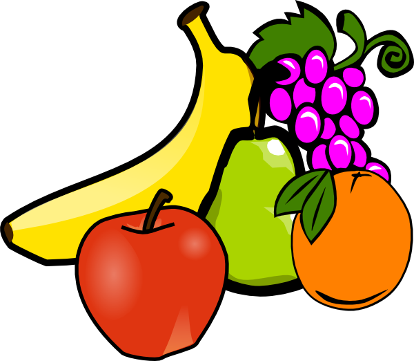 healthy snacks for kids clipart