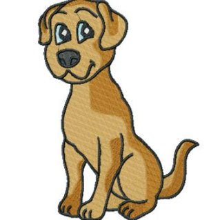 Yellow Labrador Cliparts