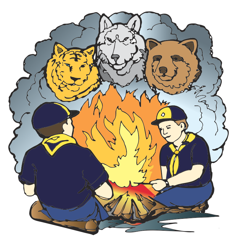 Cub Scout Camping Clipart 