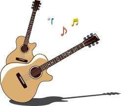 Guitar clipart free clipart image 