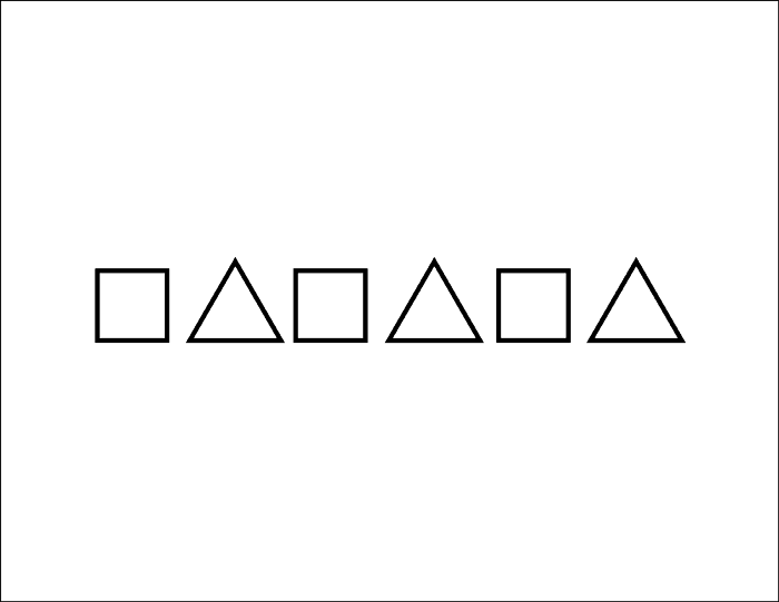Number Patterns Clipart 