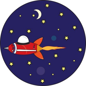 Space Ship Clipart Image 