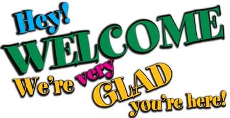 Glad You Are Here Clipart 