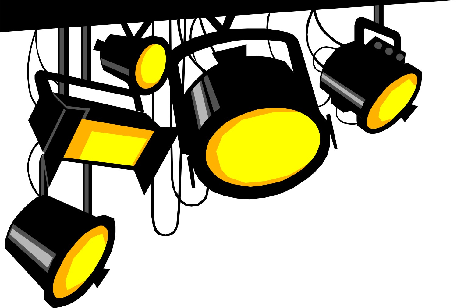 Movie Lights Clipart 