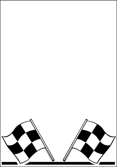 Checkered Flag Border Clip Art 