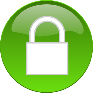 Locked Button Clipart 