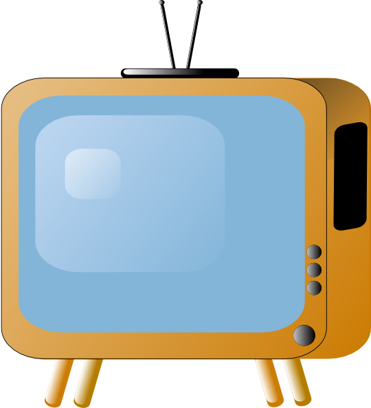 Old Styled Tv Set Clip Art at Clker 
