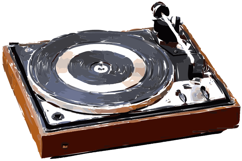 Free to Use &, Public Domain Turntable Clip Art 
