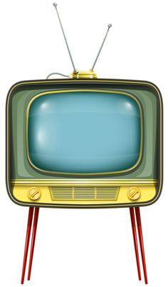 TV clip art  Television clipart, Television Graphic, retro 
