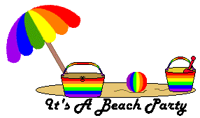 Beach Scene Cliparts
