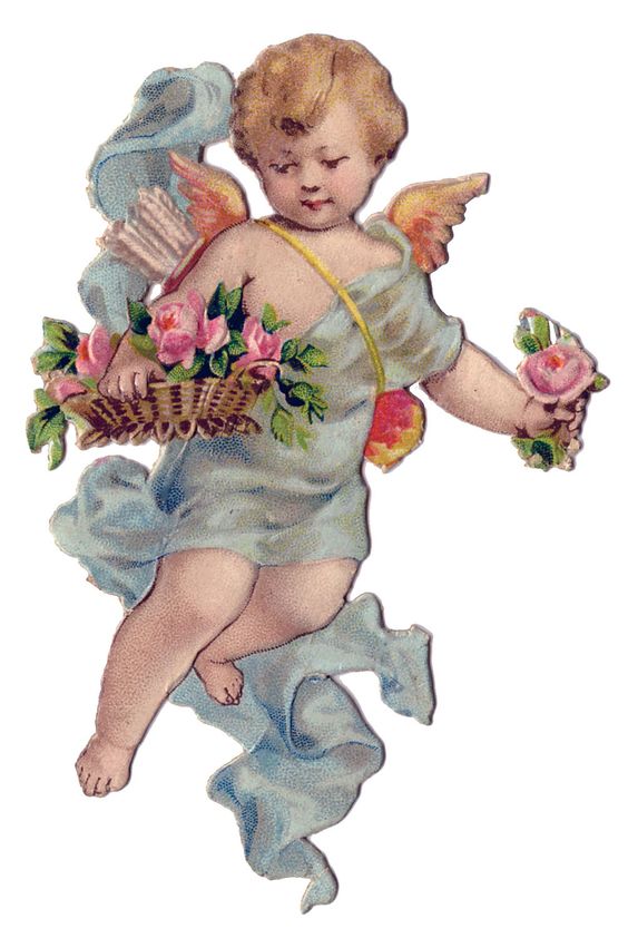 Cherub Valentine Cliparts