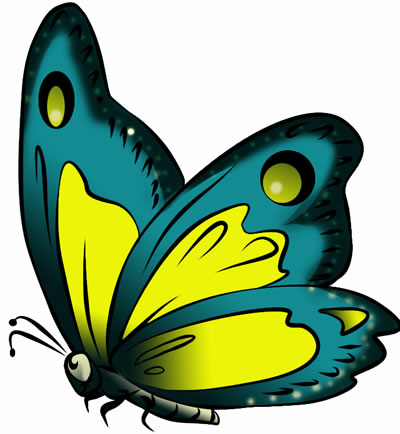 Steel Butterfly Cliparts