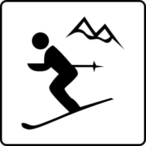 Hotel Icon Near Ski Area Clip Art at Clker 